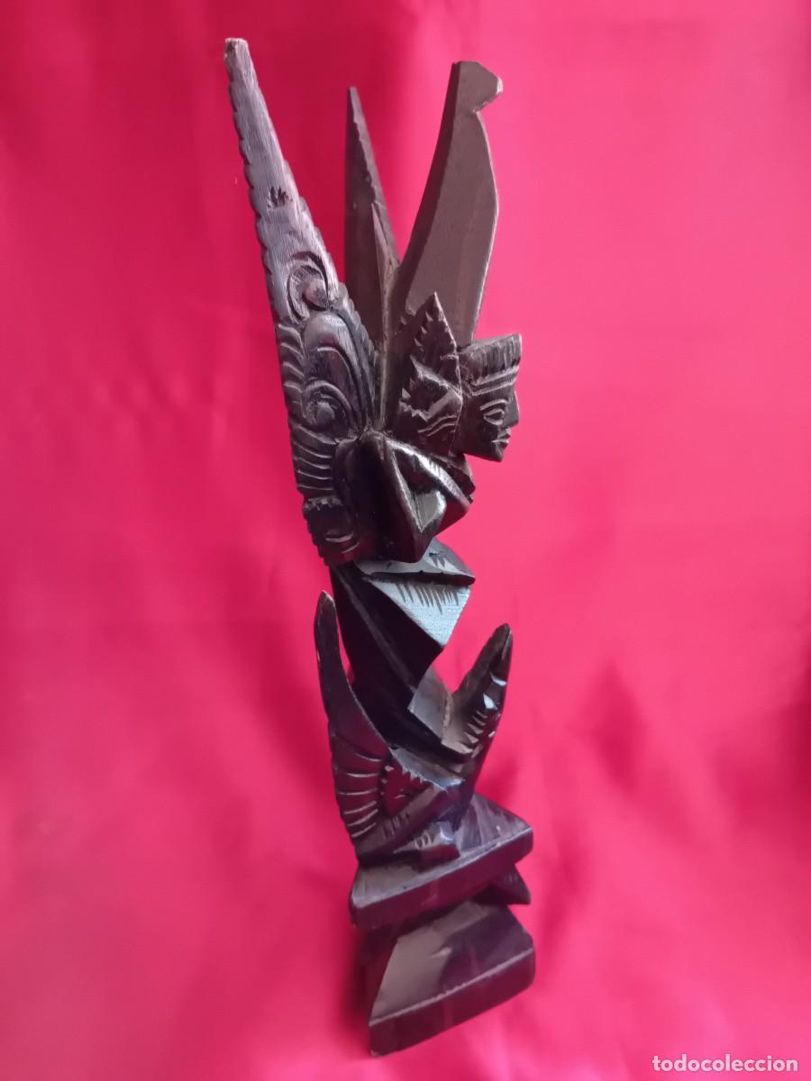 Arte: Dios Garuda Tailandia, tallada en madera - Foto 6