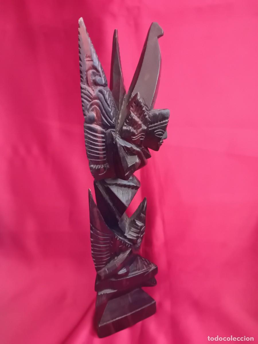 Arte: Dios Garuda Tailandia, tallada en madera - Foto 3