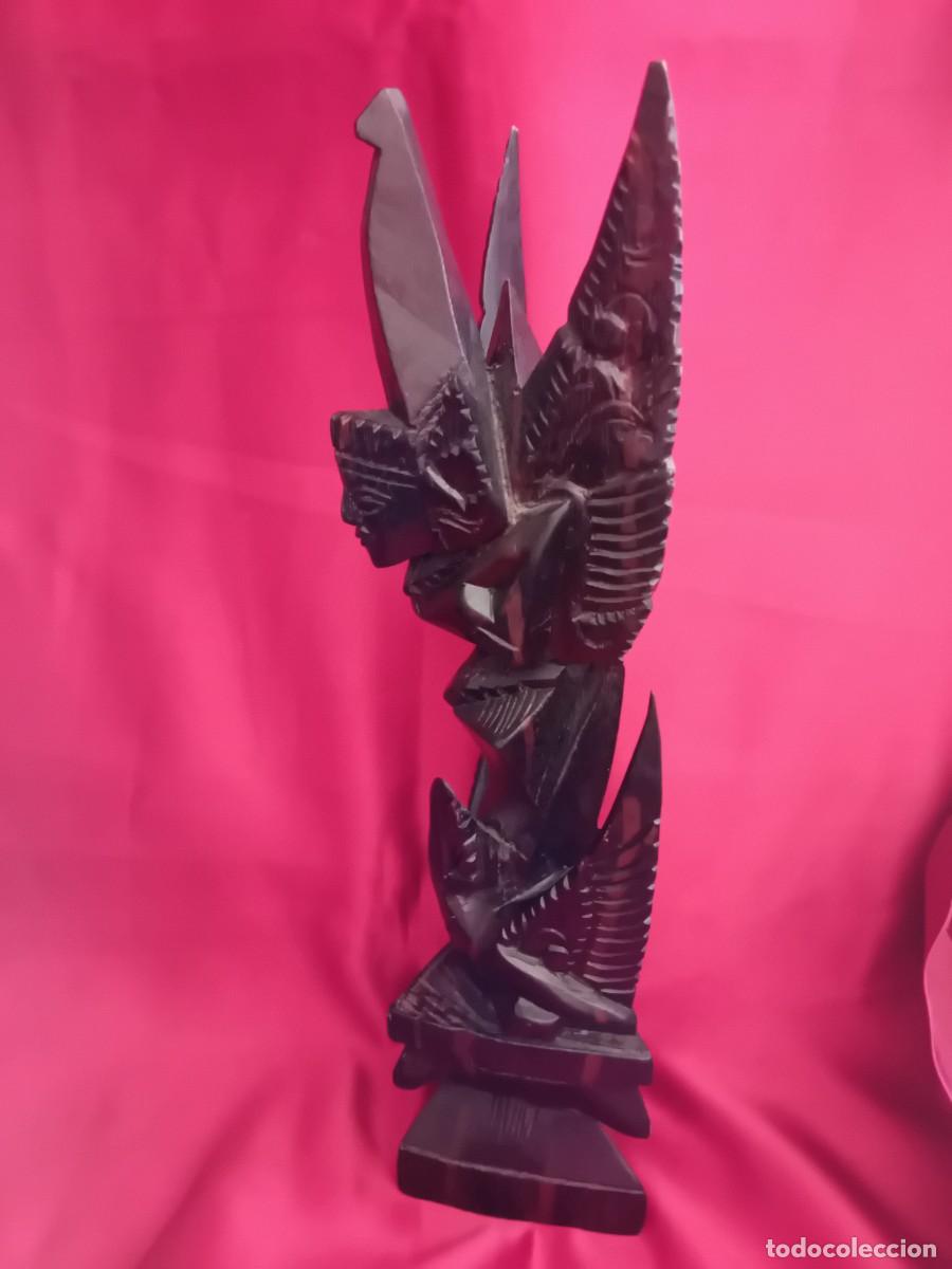 Arte: Dios Garuda Tailandia, tallada en madera - Foto 4