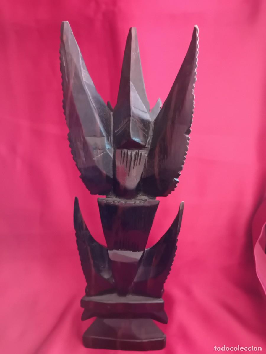 Arte: Dios Garuda Tailandia, tallada en madera - Foto 5