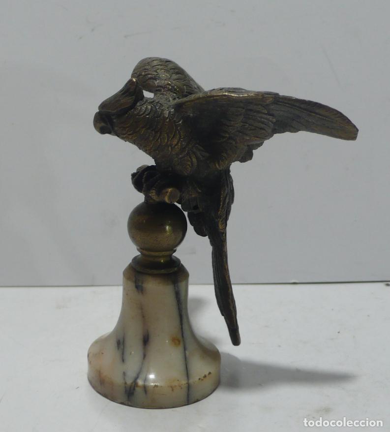 Arte: PEQUE&Ntilde;O LORO EN BRONCE - Foto 2