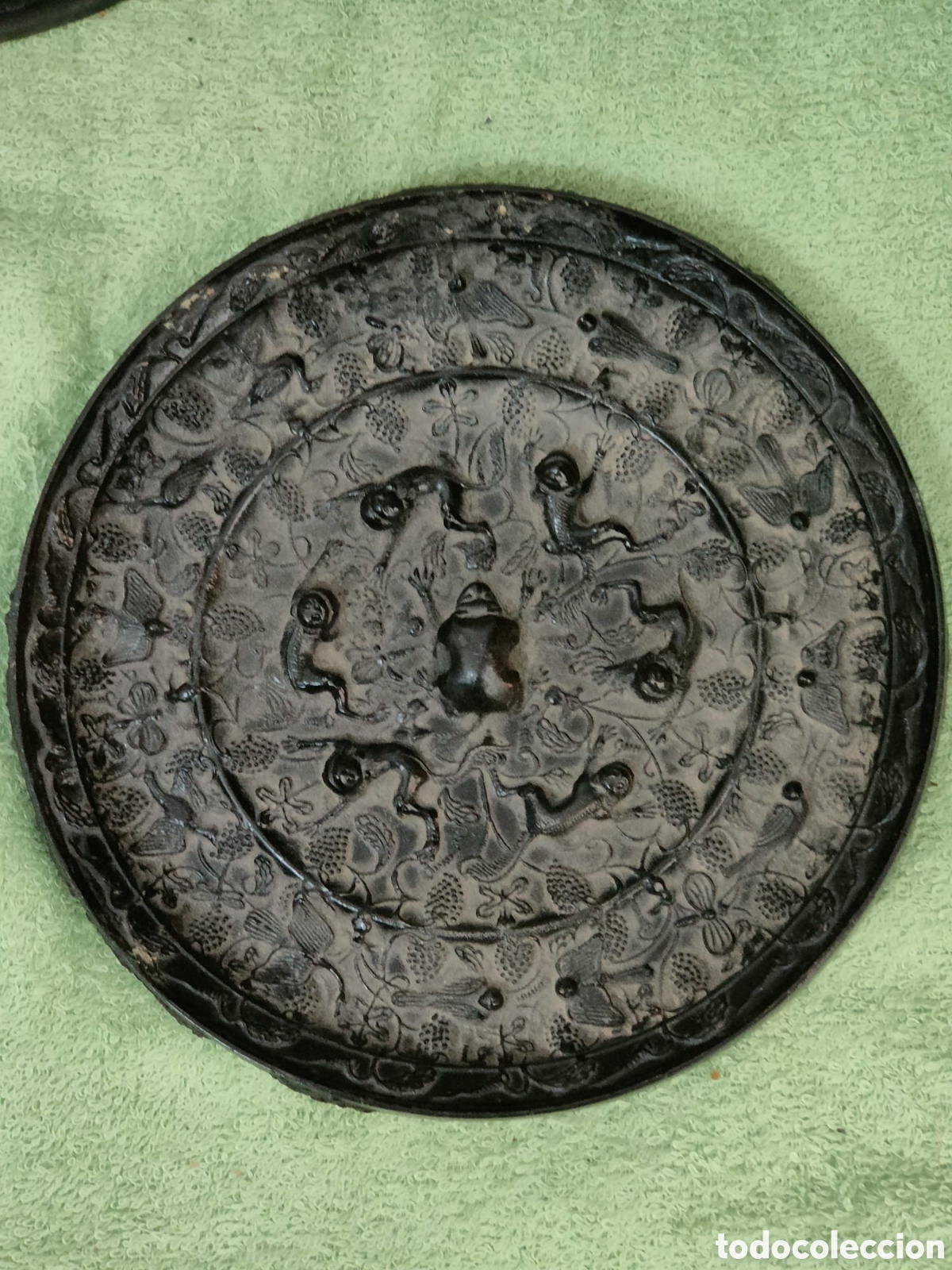 Arte: Espejo chino de bronce - Foto 6
