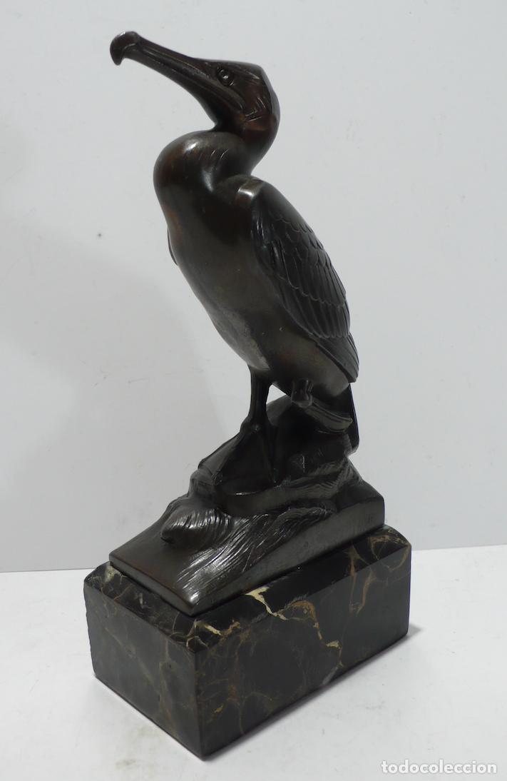 Arte: PELICANO EN BRONCE O CALAMINA - Foto 1