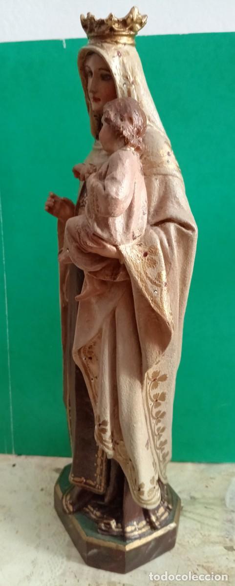 Arte: VIRGEN DEL CARMEN POLICROMADA - Foto 2