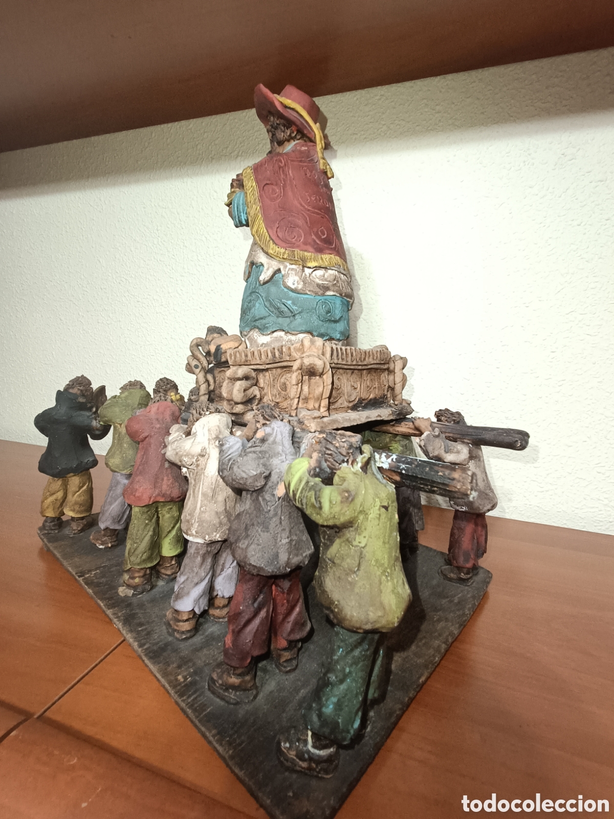 Arte: San Jer&oacute;nimo, sant Jerome, policromado - Foto 11