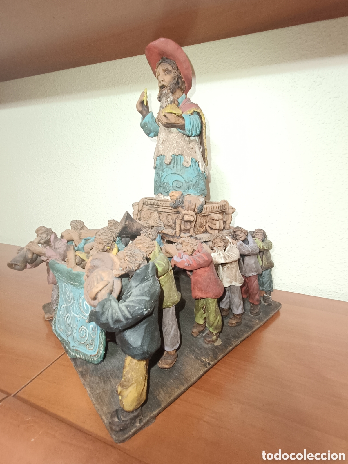 Arte: San Jer&oacute;nimo, sant Jerome, policromado - Foto 3