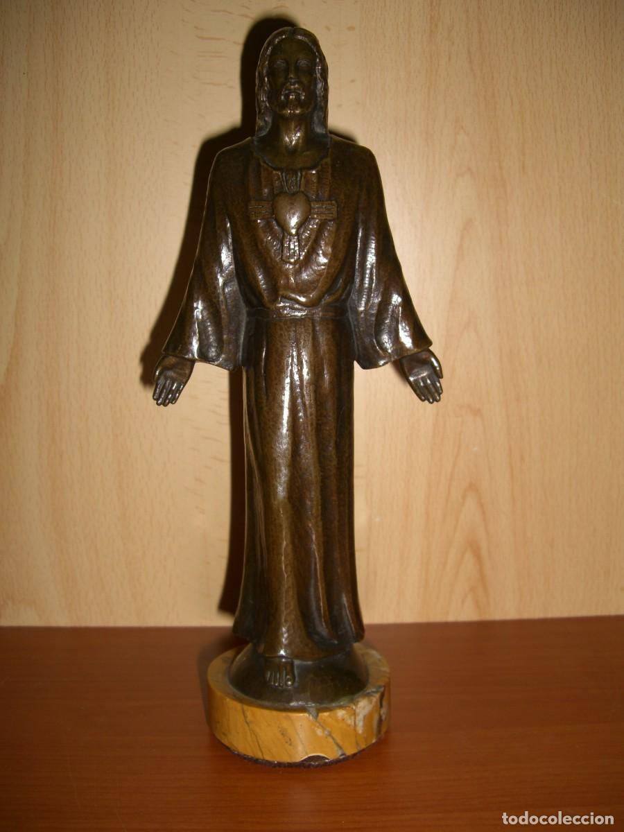 Arte: SAGRADO CORAZ&Oacute;N DE JESUS BRONCE - Foto 1