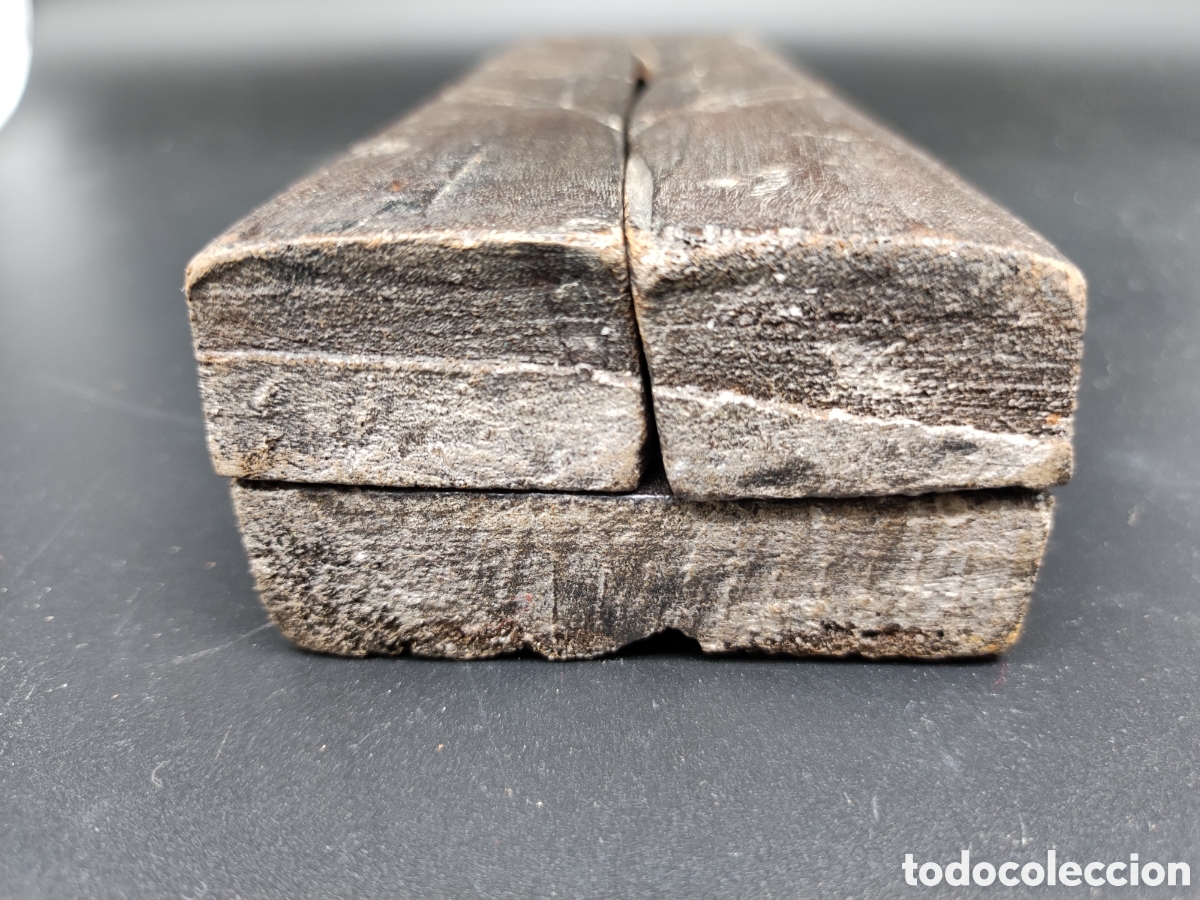 Arte: Tr&iacute;ptico madera tallada calvario - Foto 6