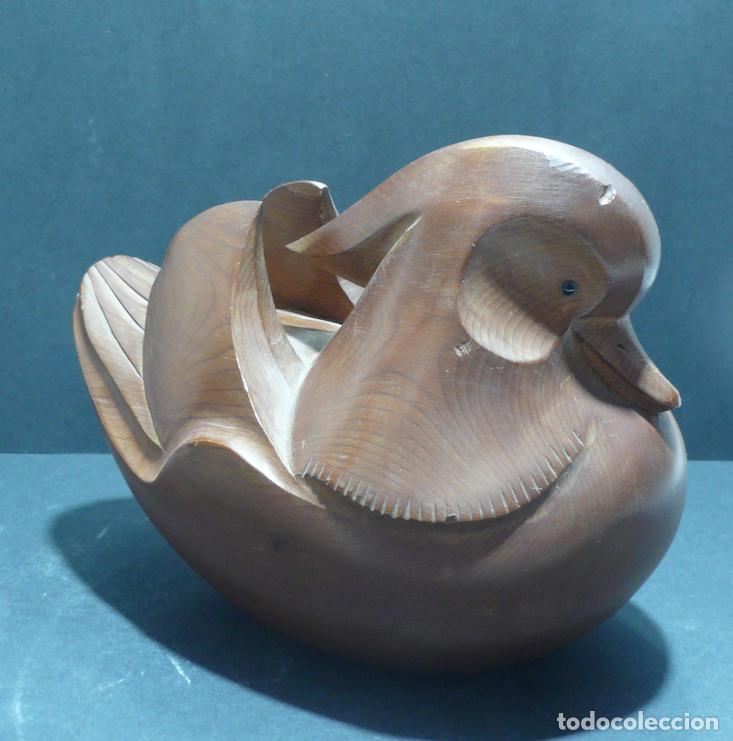 Arte: TALLA EN MADERA DE UN PATO - Foto 2