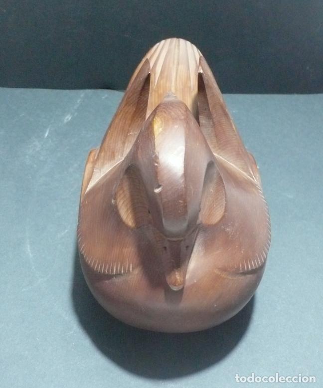 Arte: TALLA EN MADERA DE UN PATO - Foto 3
