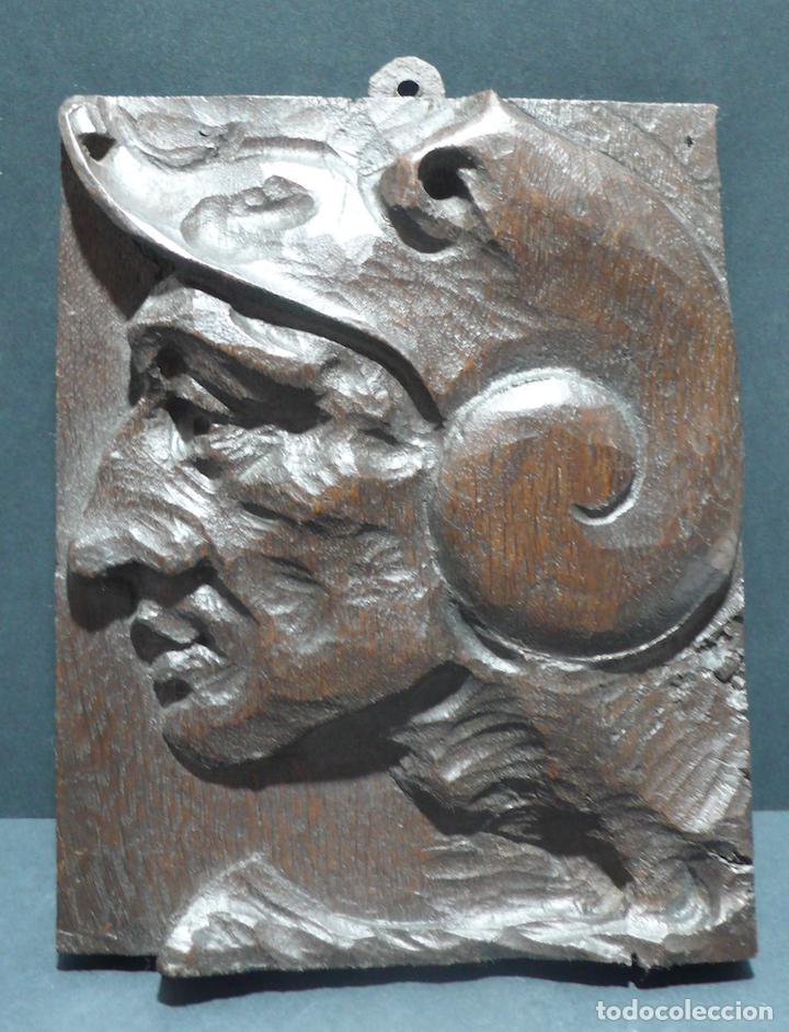 Arte: PLACA DE MADERA TALLADA - Foto 1