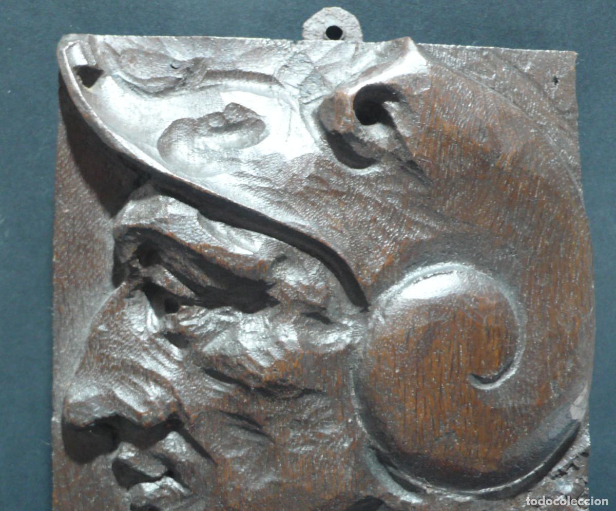 Arte: PLACA DE MADERA TALLADA - Foto 2
