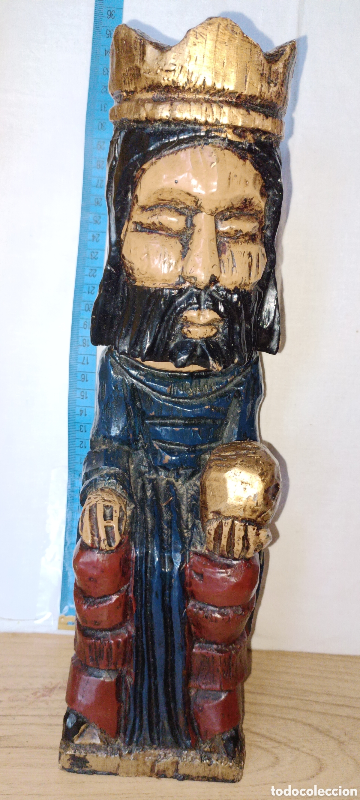 Arte: Figura madera policromads - Foto 1