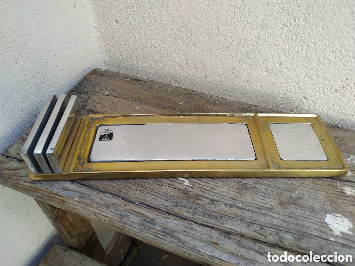Arte: Escritorio de bronce y aluminio - Foto 1