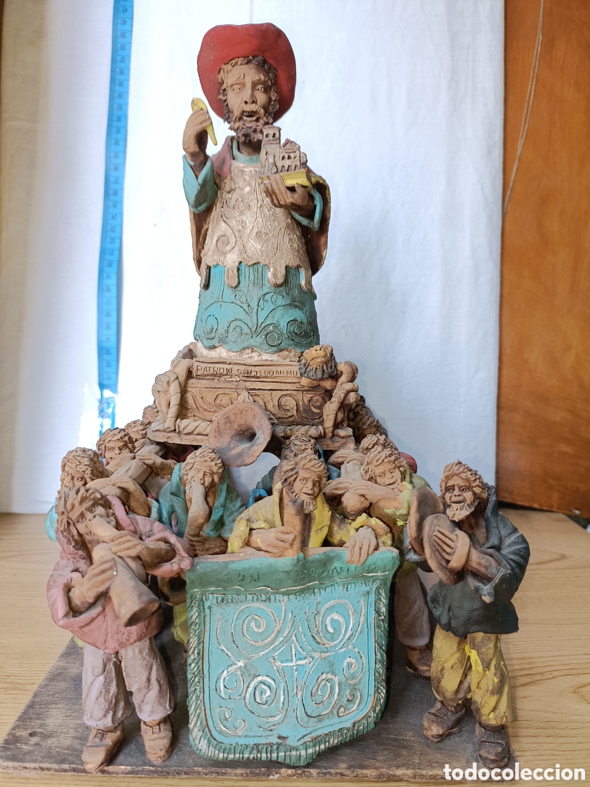 Arte: San Jer&oacute;nimo, sant Jerome, policromado - Foto 1