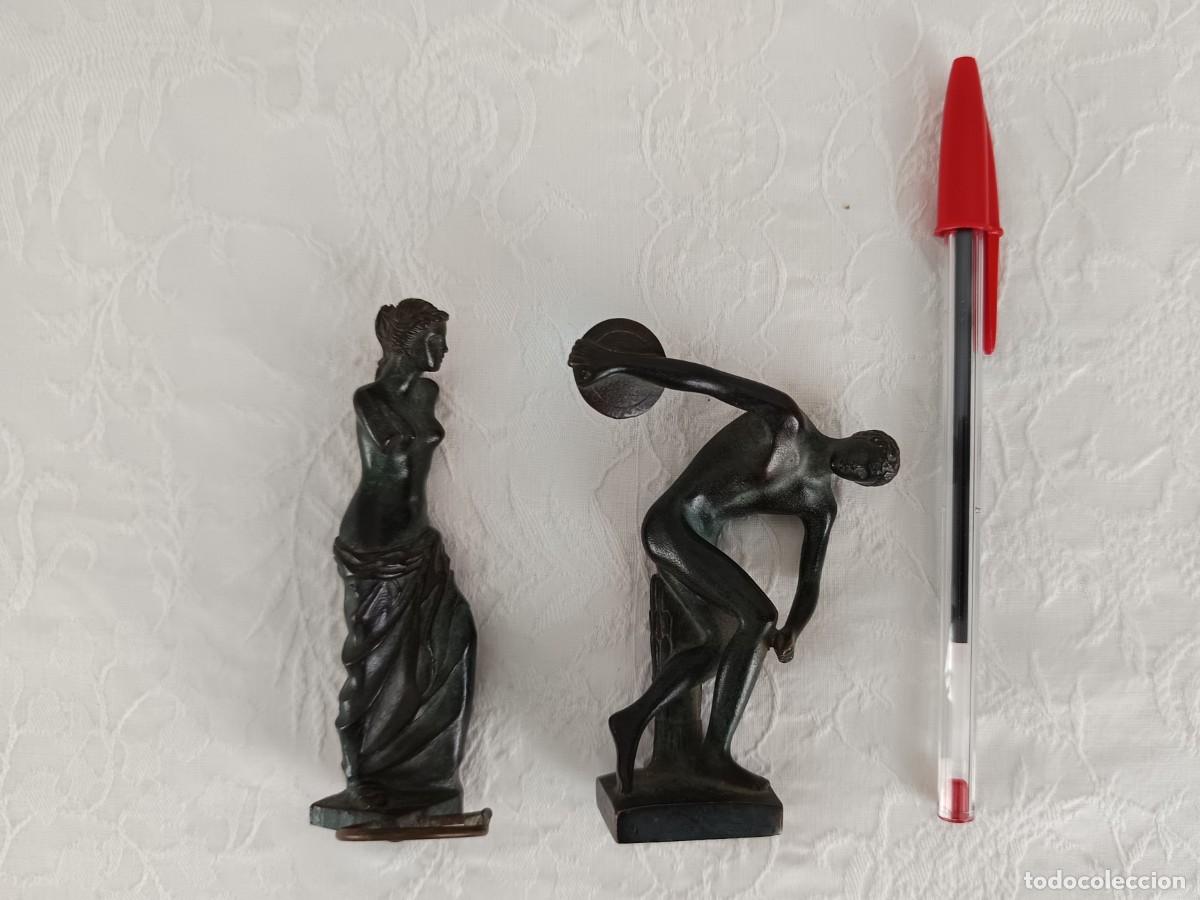 Arte: figuras de Disc&oacute;bolo y Venus en bronce - Foto 1