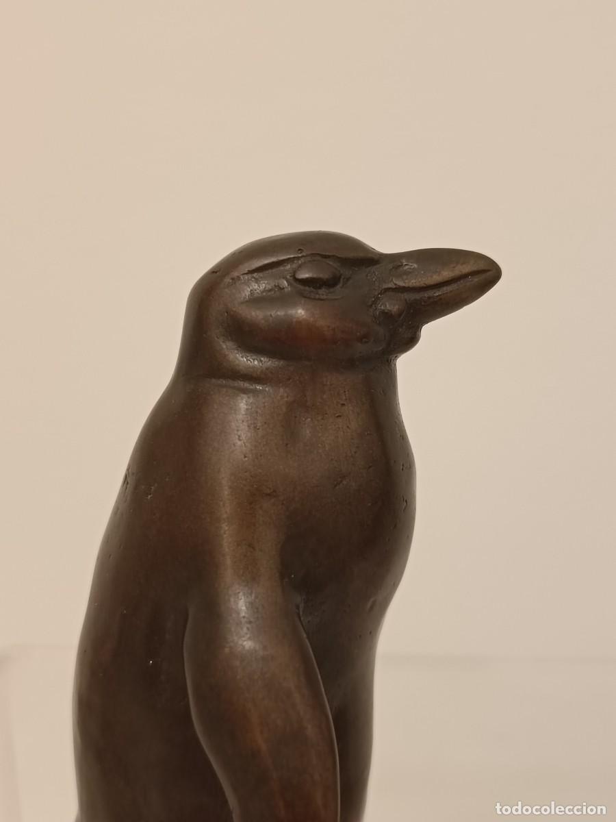 Arte: FIGURA DE PING&Uuml;INO EN BRONCE - Foto 3