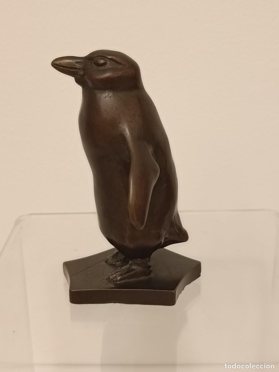 Arte: FIGURA DE PING&Uuml;INO EN BRONCE - Foto 4