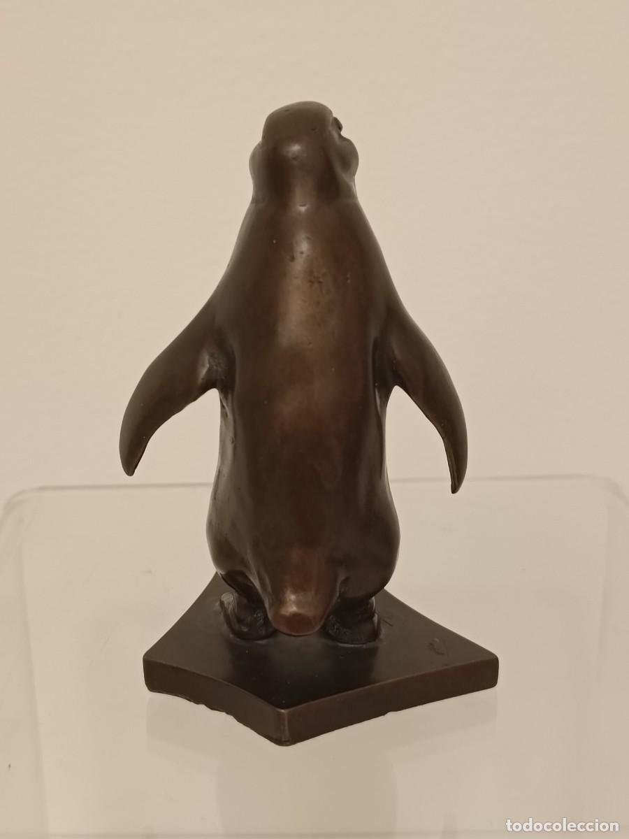 Arte: FIGURA DE PING&Uuml;INO EN BRONCE - Foto 5