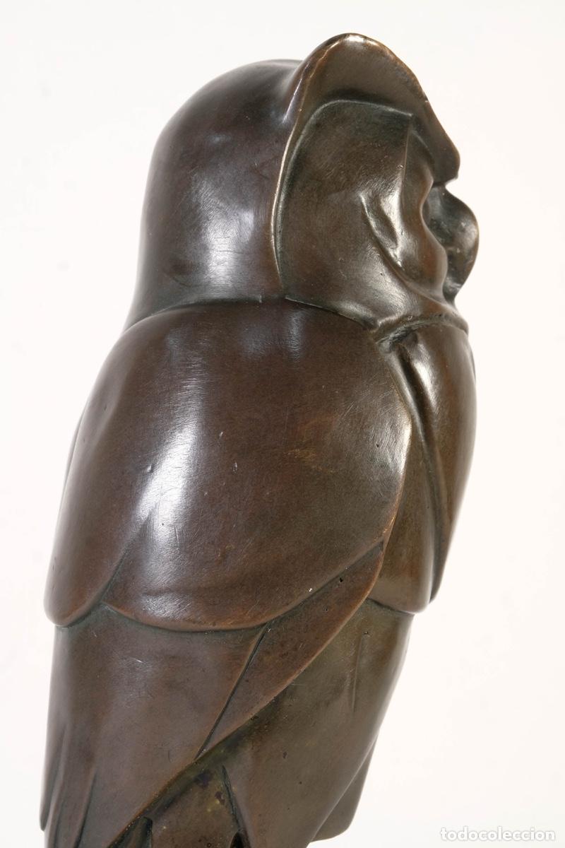 Arte: Escultura de b&uacute;ho en bronce - Foto 7