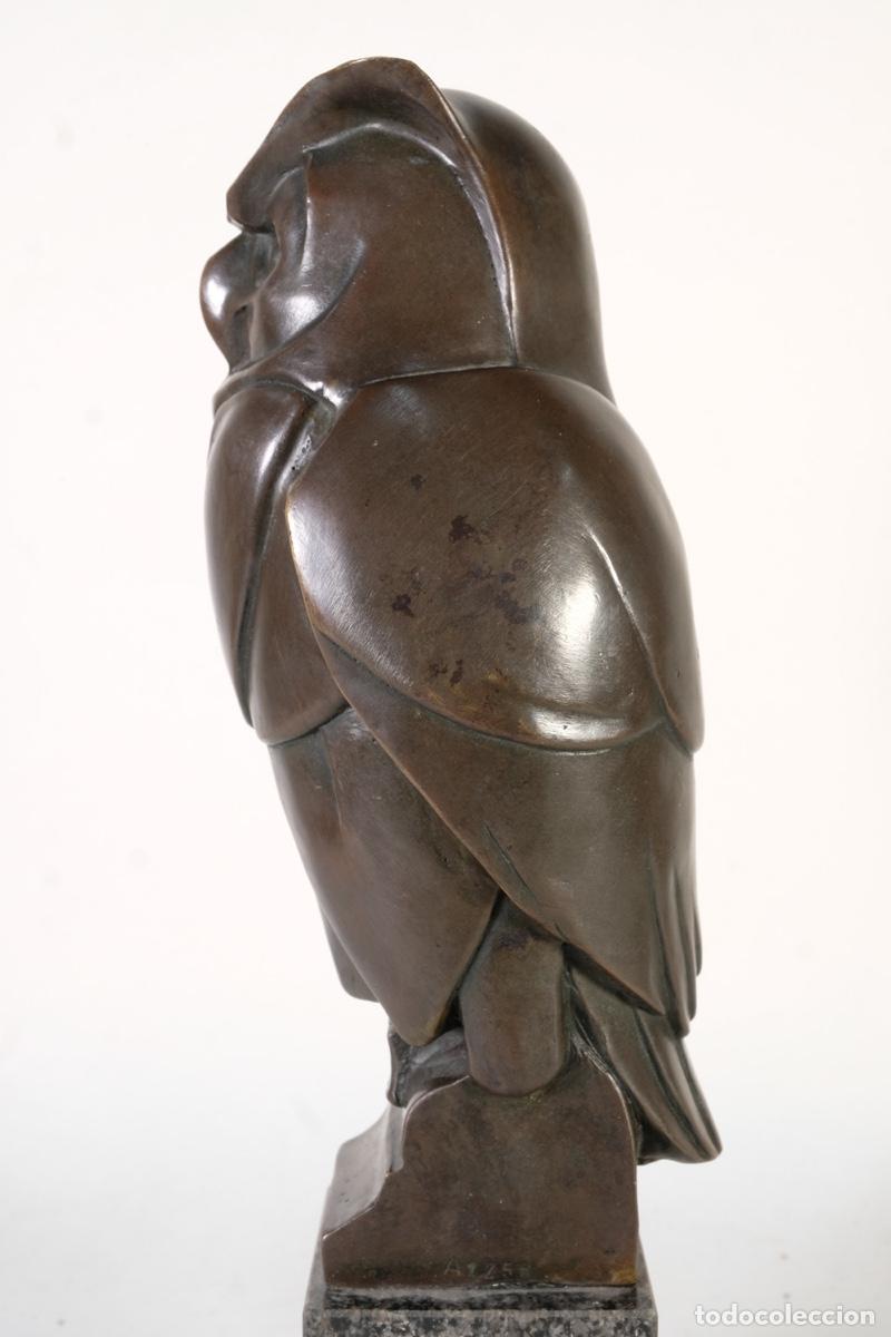 Arte: Escultura de b&uacute;ho en bronce - Foto 12