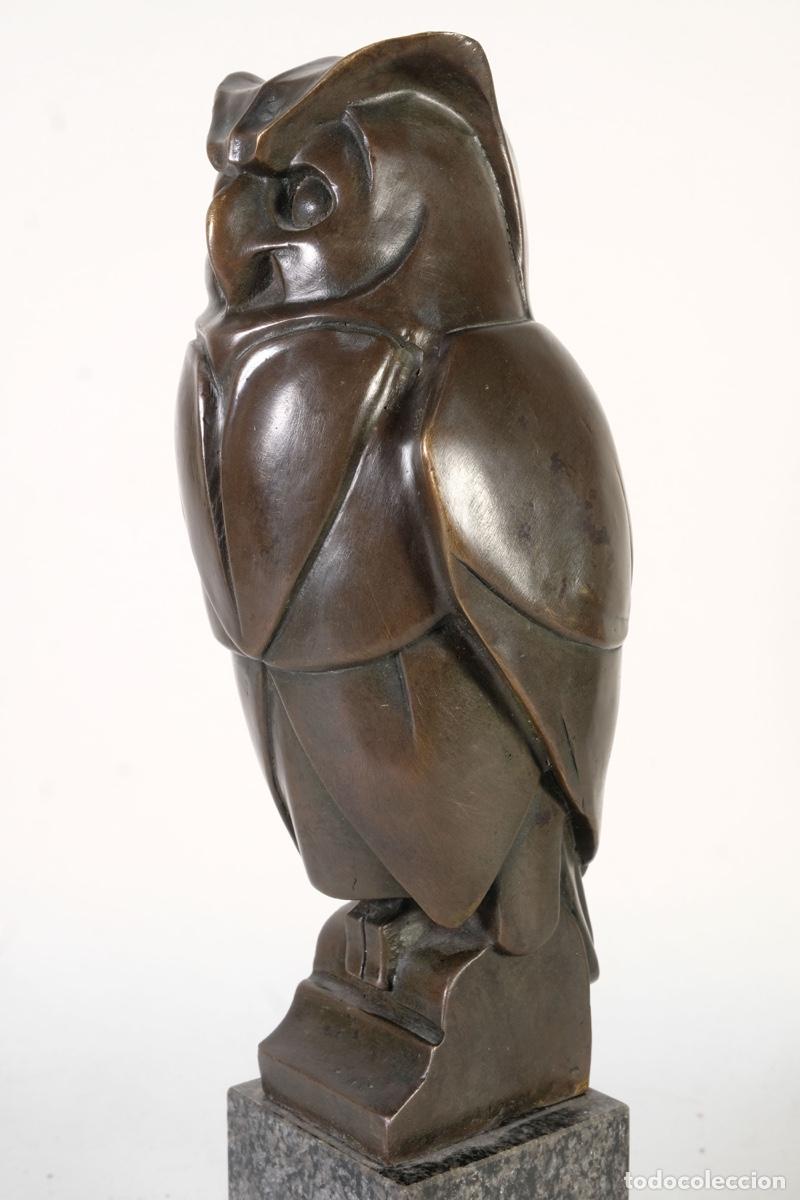 Arte: Escultura de b&uacute;ho en bronce - Foto 13