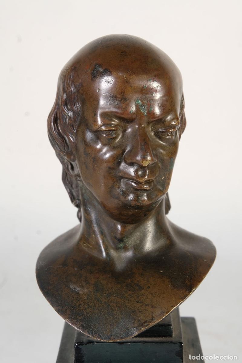 Arte: Busto de caballero en bronce - Foto 3