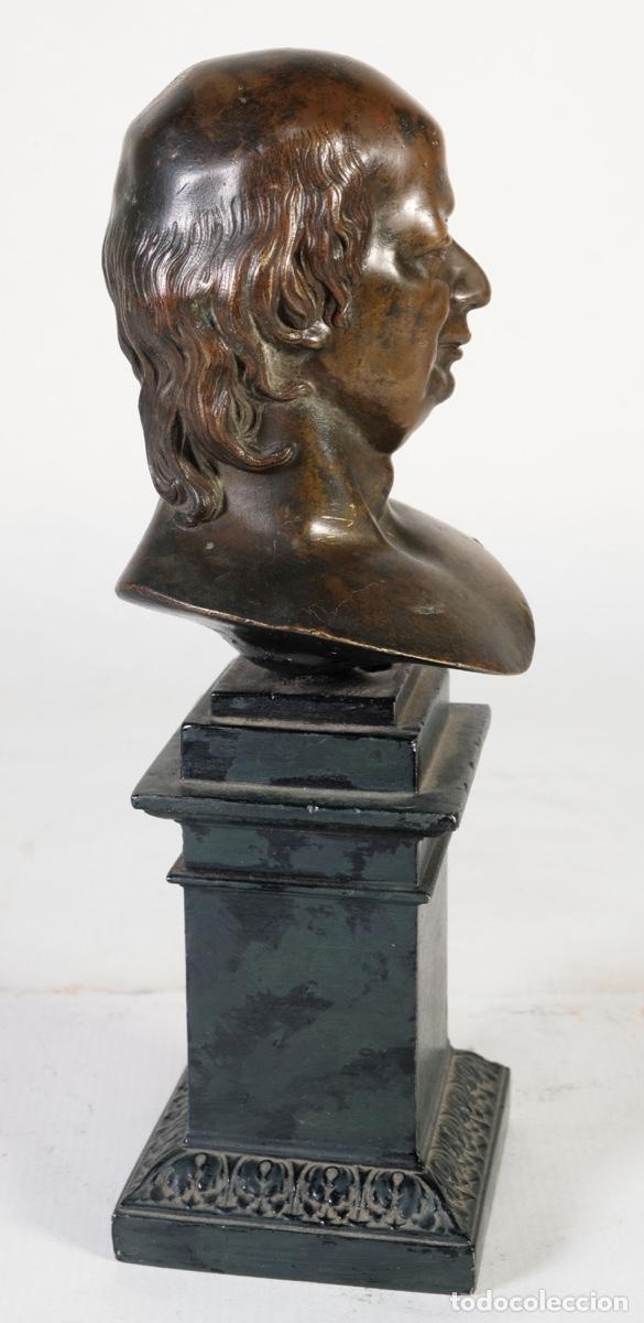 Arte: Busto de caballero en bronce - Foto 5