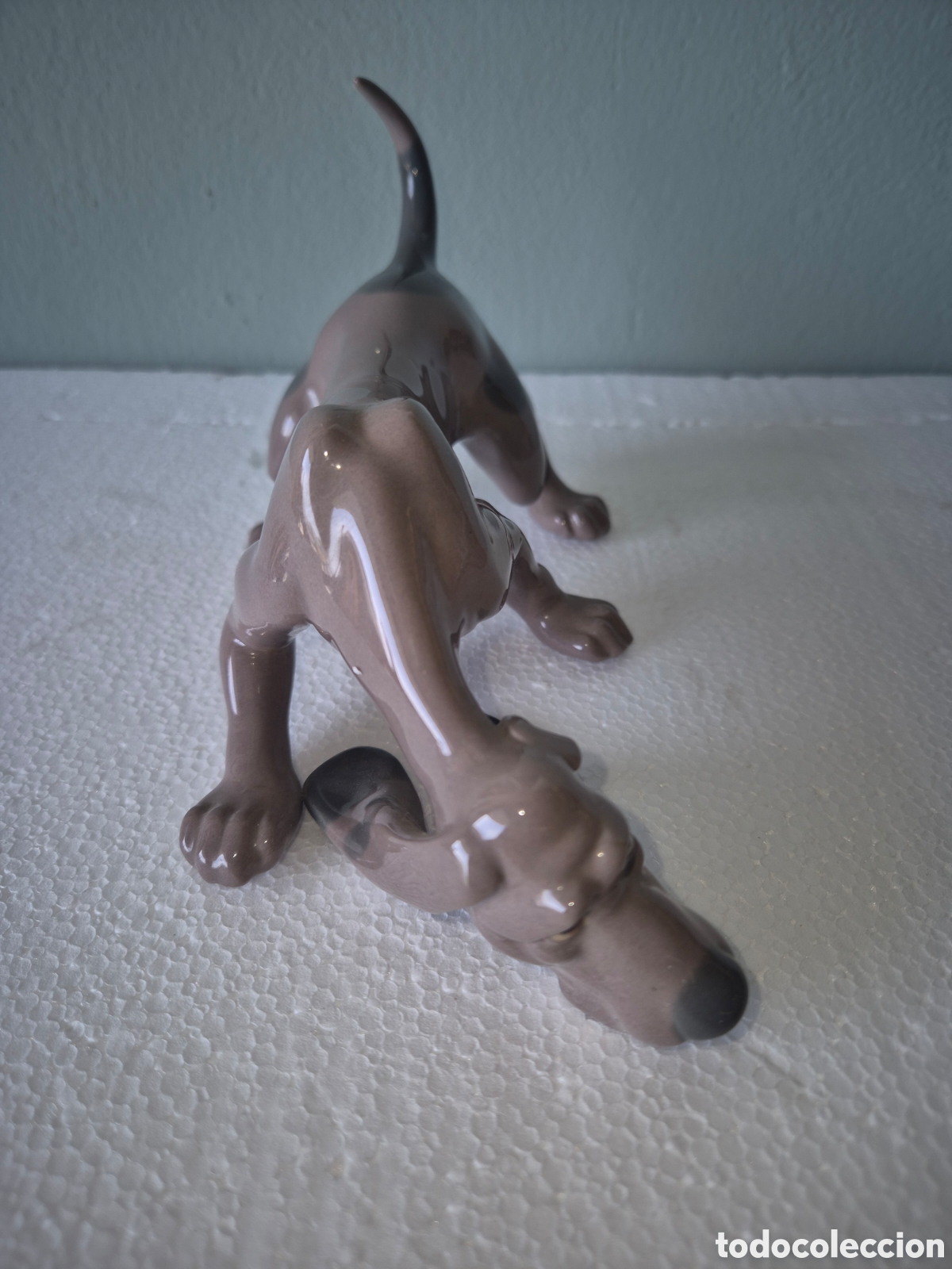 Arte: Perro rastreador de lladro. Impecable - Foto 2