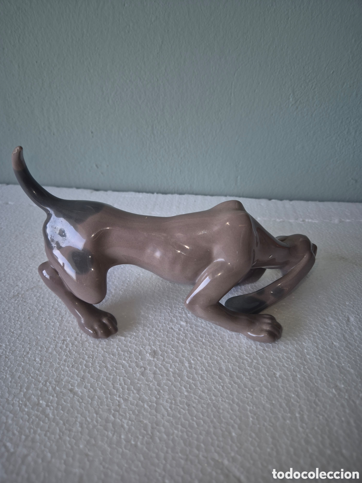 Arte: Perro rastreador de lladro. Impecable - Foto 3