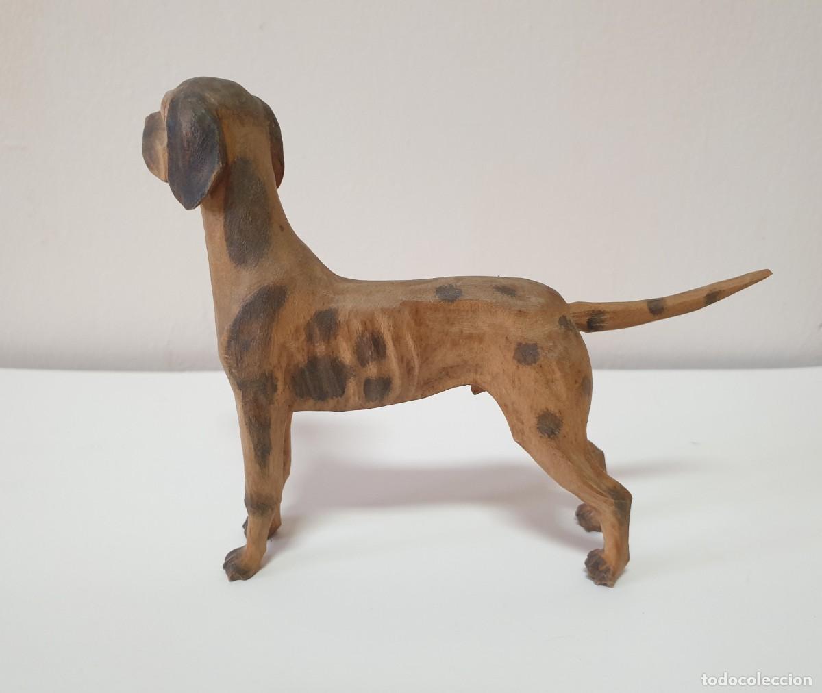 Arte: Talla perro madera. Pointer - Foto 2