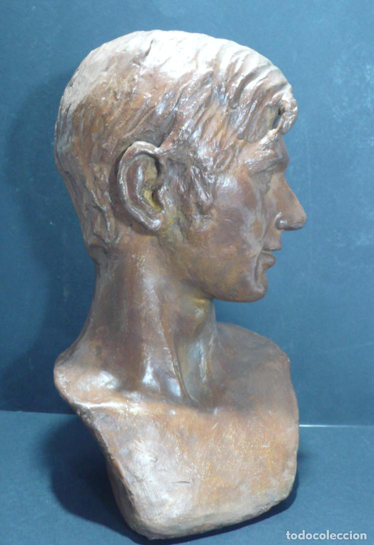 Arte: ESCULTURA BUSTO DE TERRACOTA - Foto 3