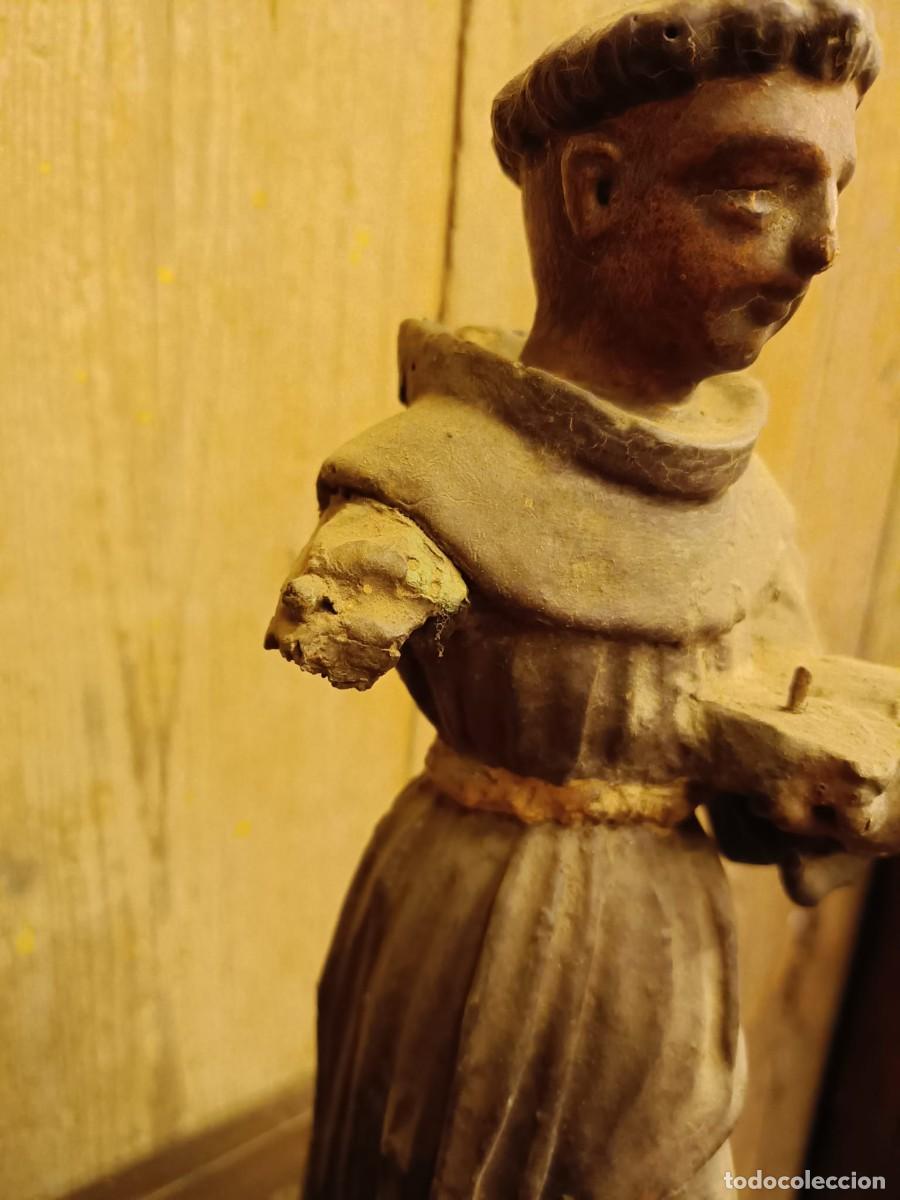 Arte: Figura de santo con libro como atributo - Foto 2