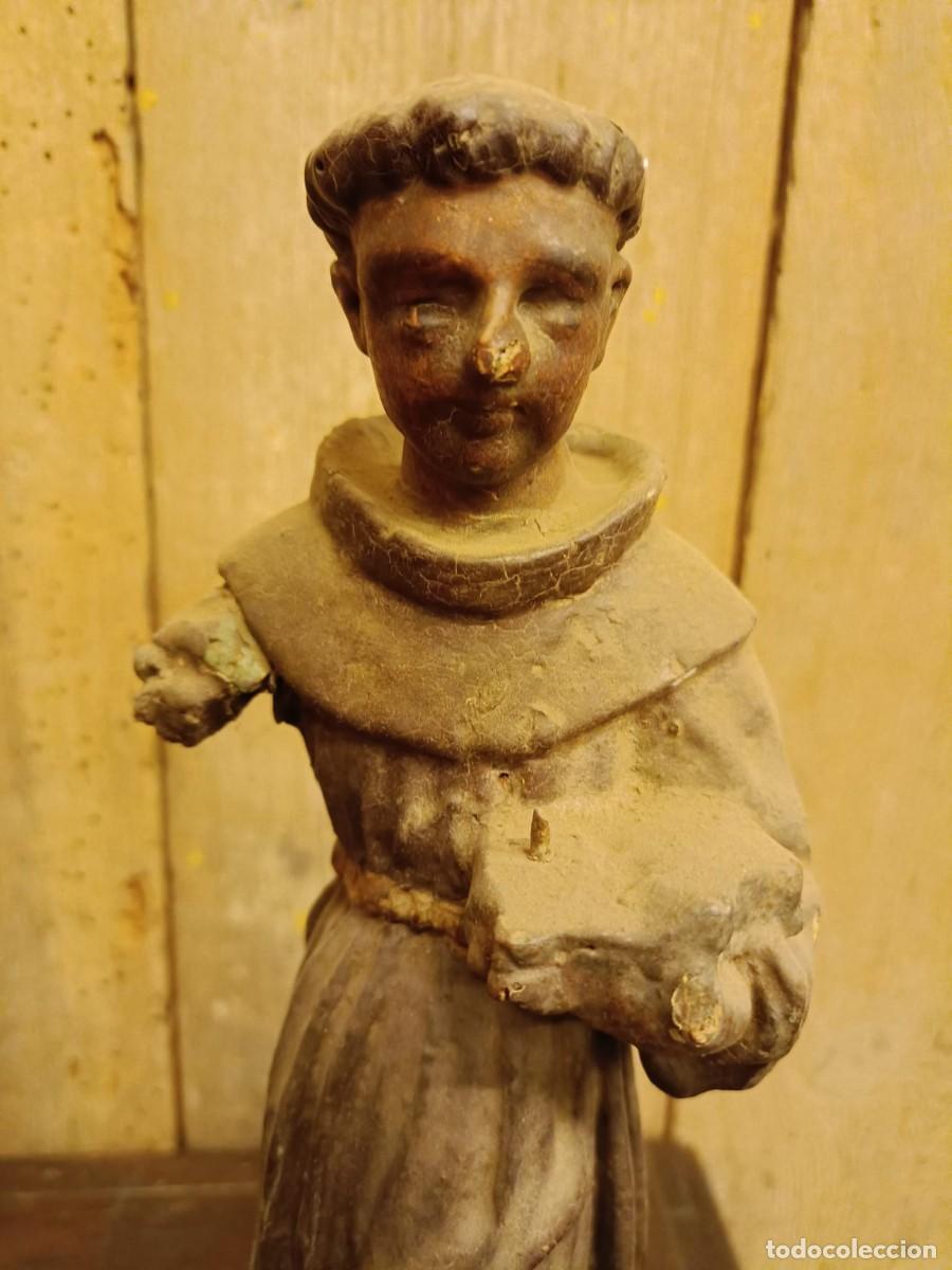 Arte: Figura de santo con libro como atributo - Foto 3