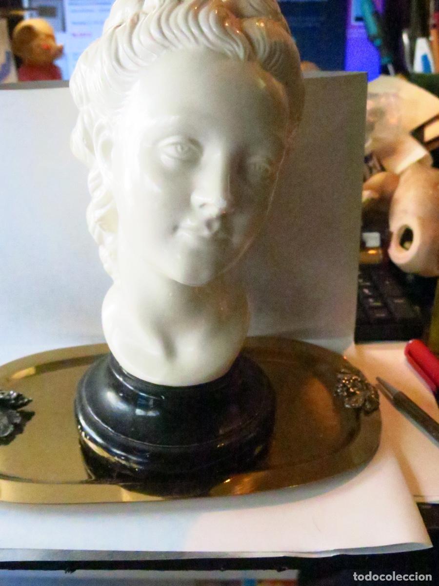 Arte: BUSTO DE CHICA DE 20 CMS ESCAYOLA - Foto 1