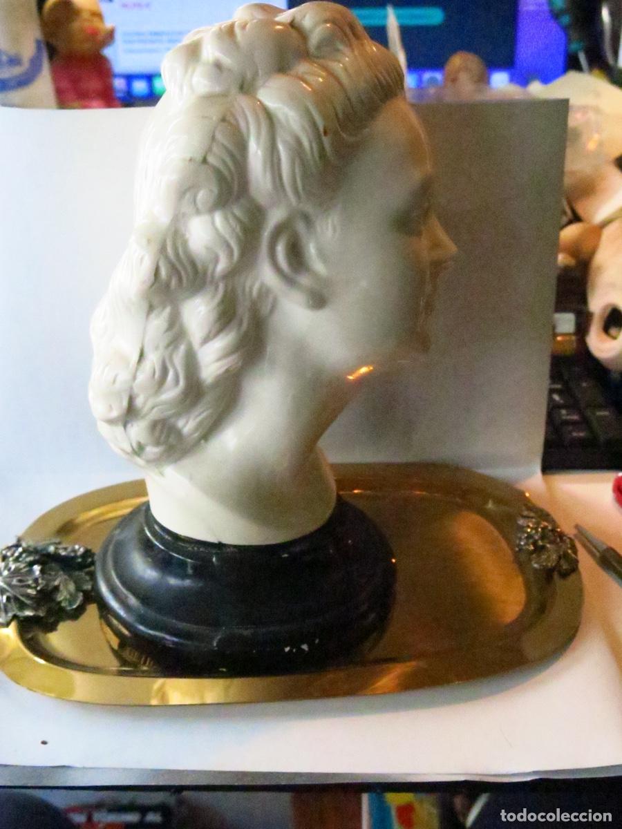 Arte: BUSTO DE CHICA DE 20 CMS ESCAYOLA - Foto 4
