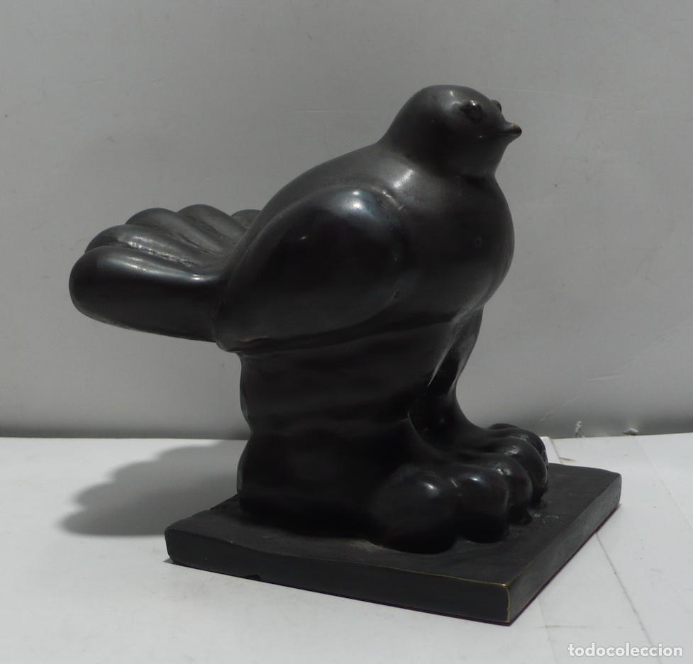 Arte: PALOMA EN BRONCE ESTILO BOTERO - Foto 1