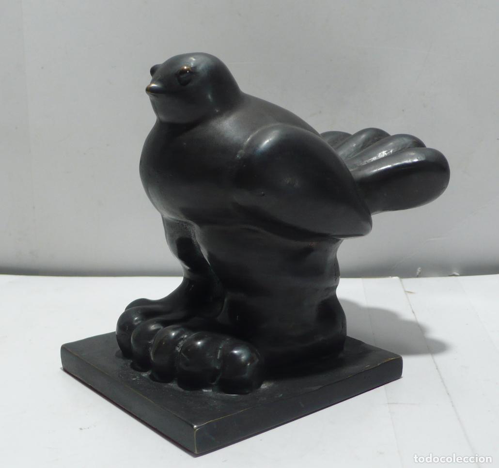 Arte: PALOMA EN BRONCE ESTILO BOTERO - Foto 2