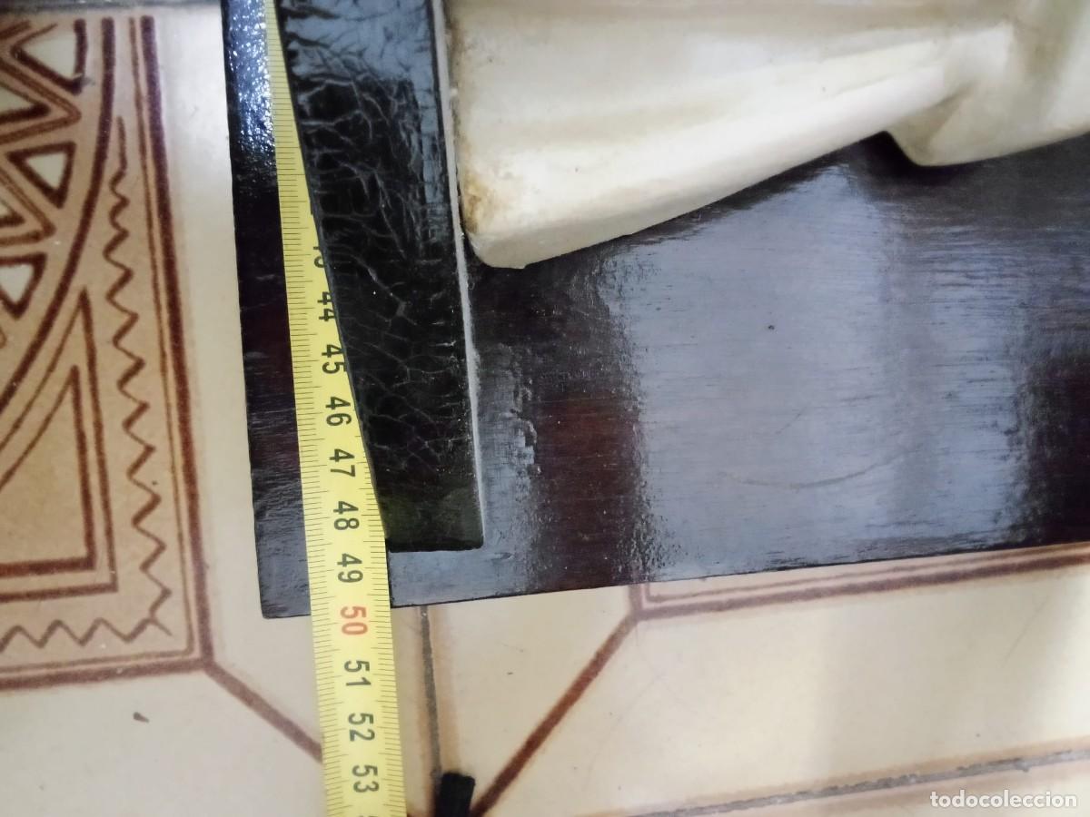 Arte: Ave Mar&iacute;a en cer&aacute;mica y madera - Foto 4