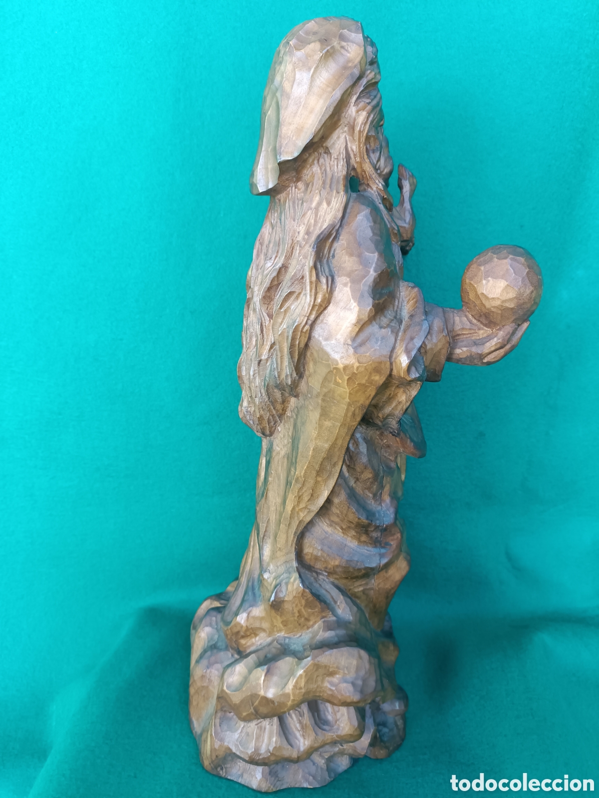 Arte: Virgen talla de madera - Foto 2