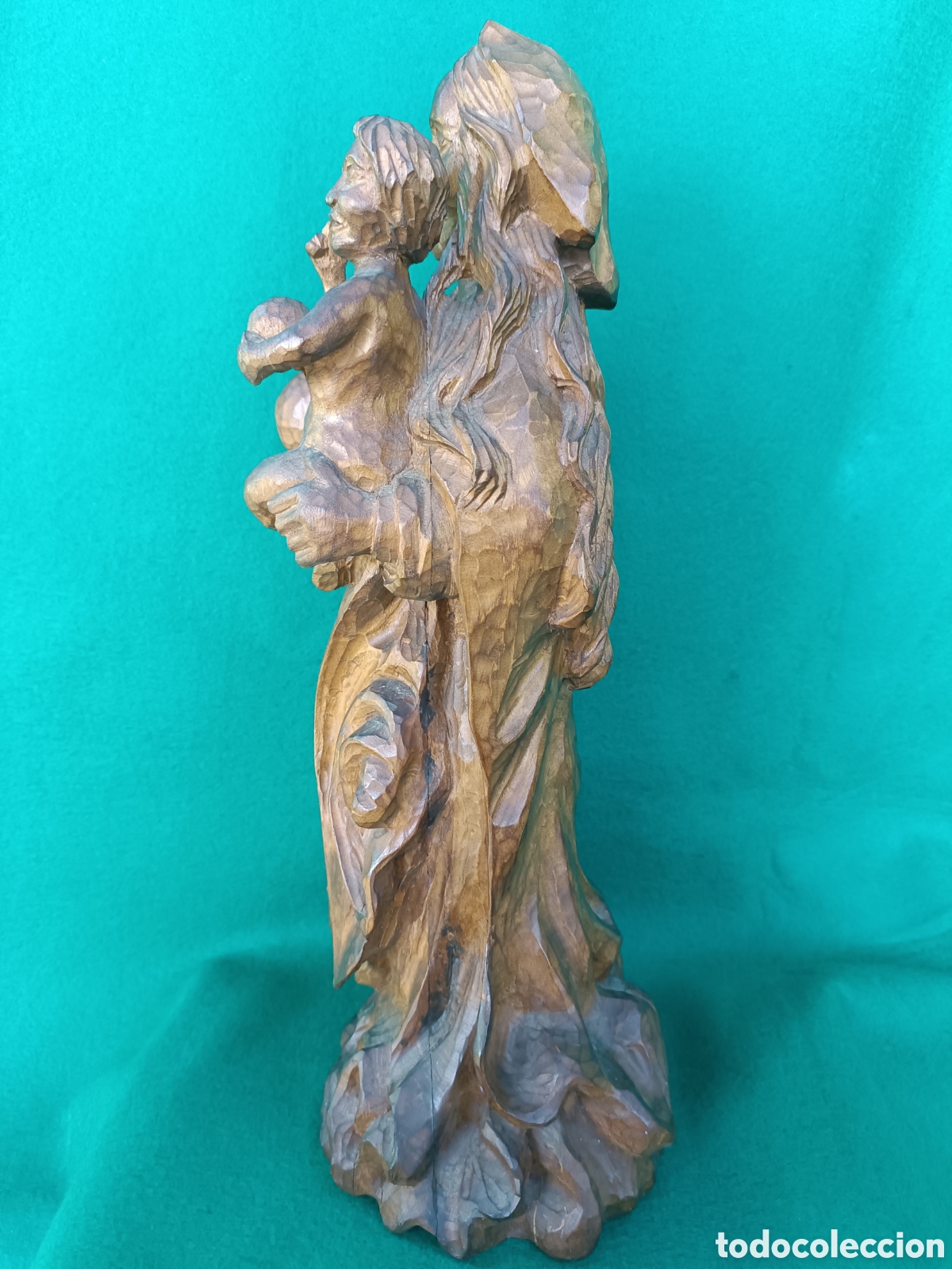 Arte: Virgen talla de madera - Foto 4