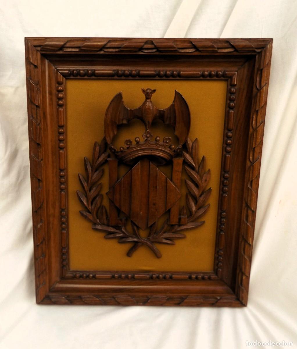 Arte: cuadro con el escudo de Valencia - Foto 3