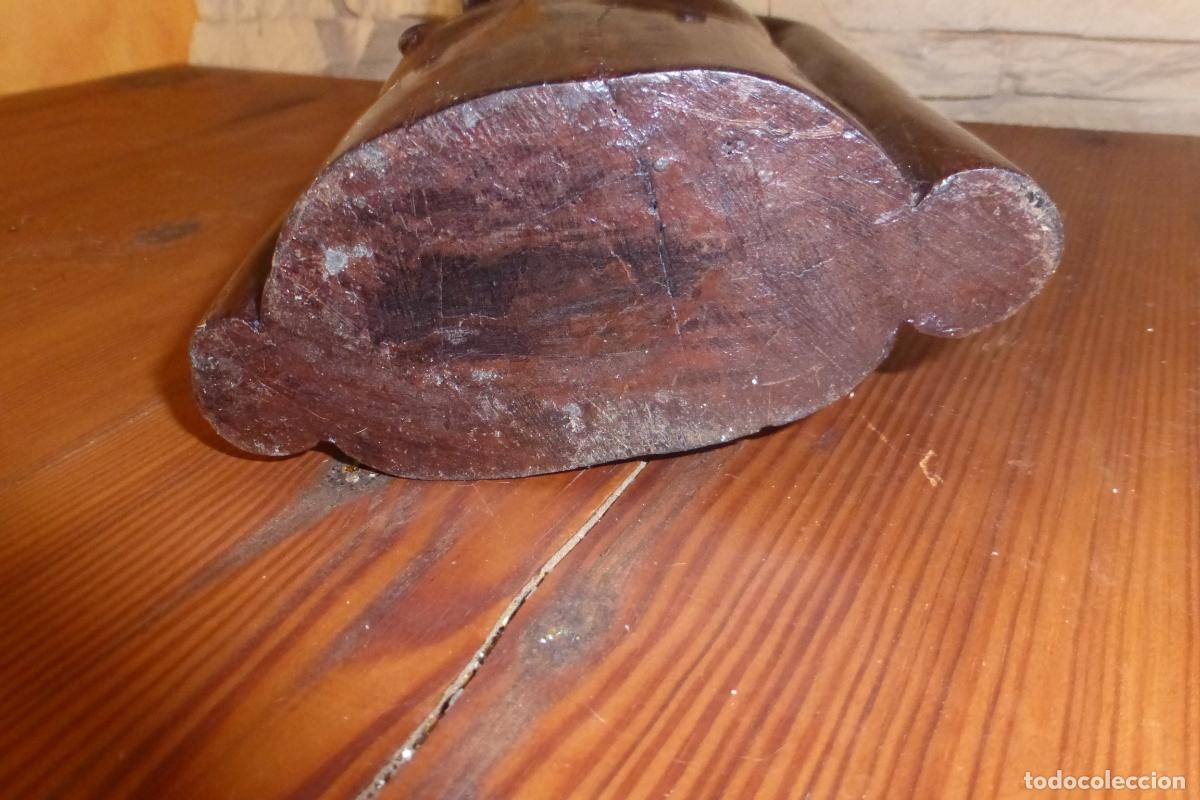 Arte: FIGURA DE MADERA TALLADA DE EBANO - Foto 7