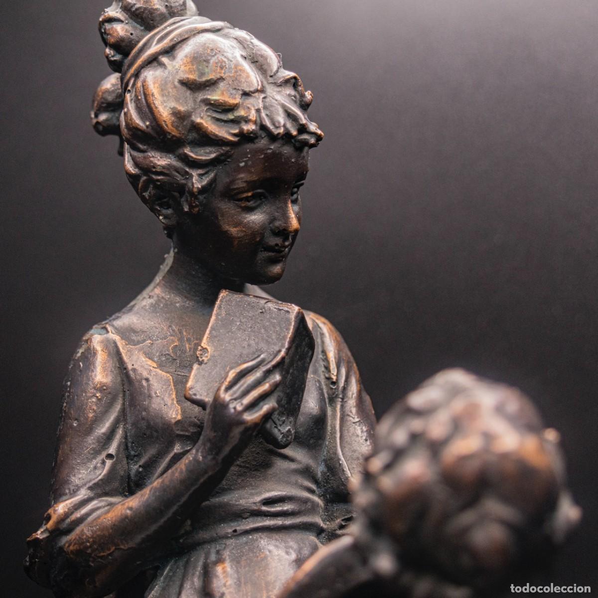 Arte: Bronce de Dama y Ni&ntilde;o - Foto 2