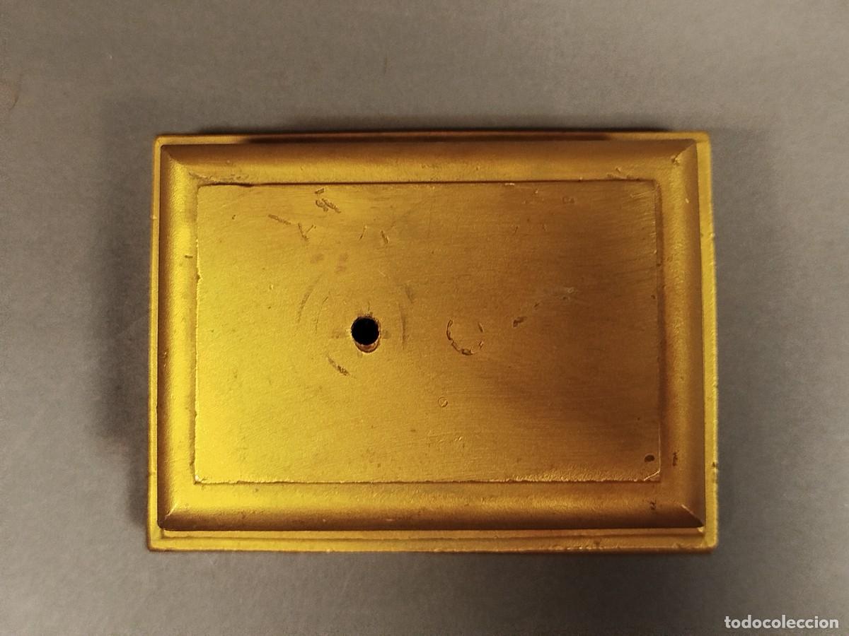 Arte: BASE RECTANGULAR DE BRONCE DORADO - Foto 2