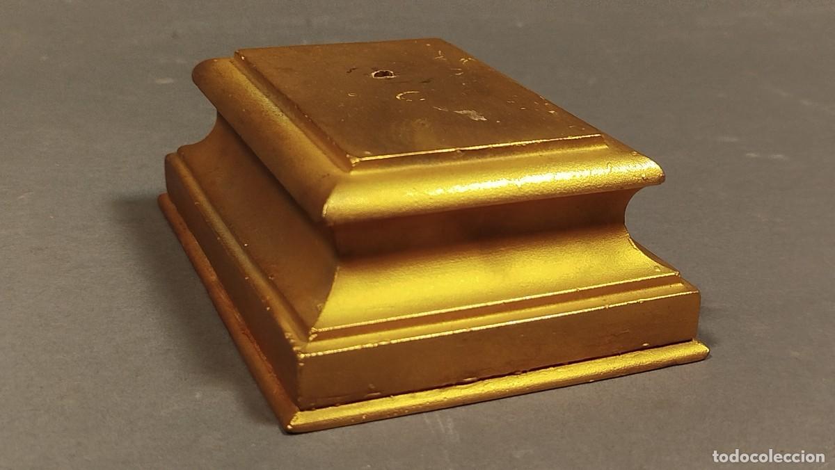 Arte: BASE RECTANGULAR DE BRONCE DORADO - Foto 5