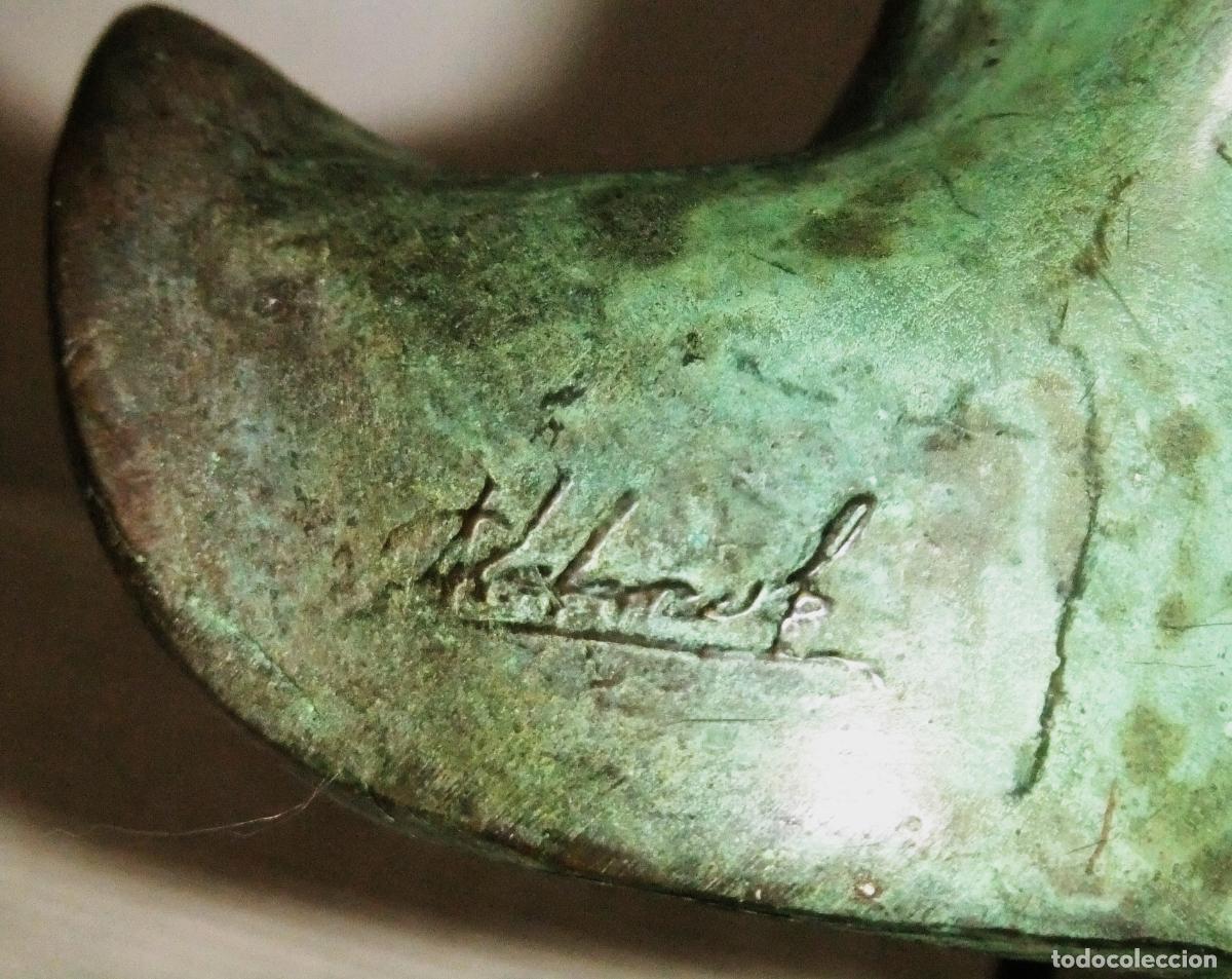 Arte: BUSTO DE ZEUS o POSEID&Oacute;N EN BRONCE - Foto 7