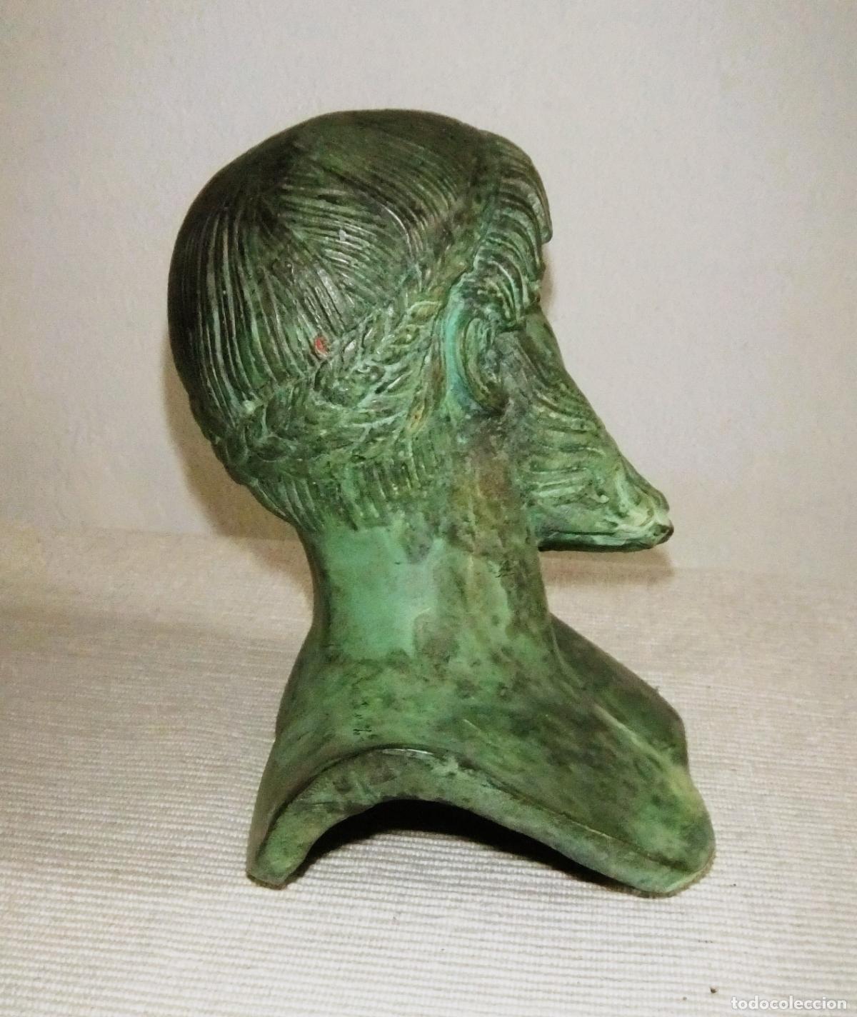 Arte: BUSTO DE ZEUS o POSEID&Oacute;N EN BRONCE - Foto 9