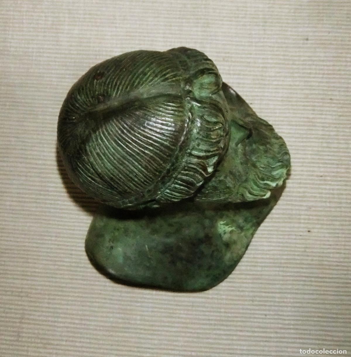 Arte: BUSTO DE ZEUS o POSEID&Oacute;N EN BRONCE - Foto 11