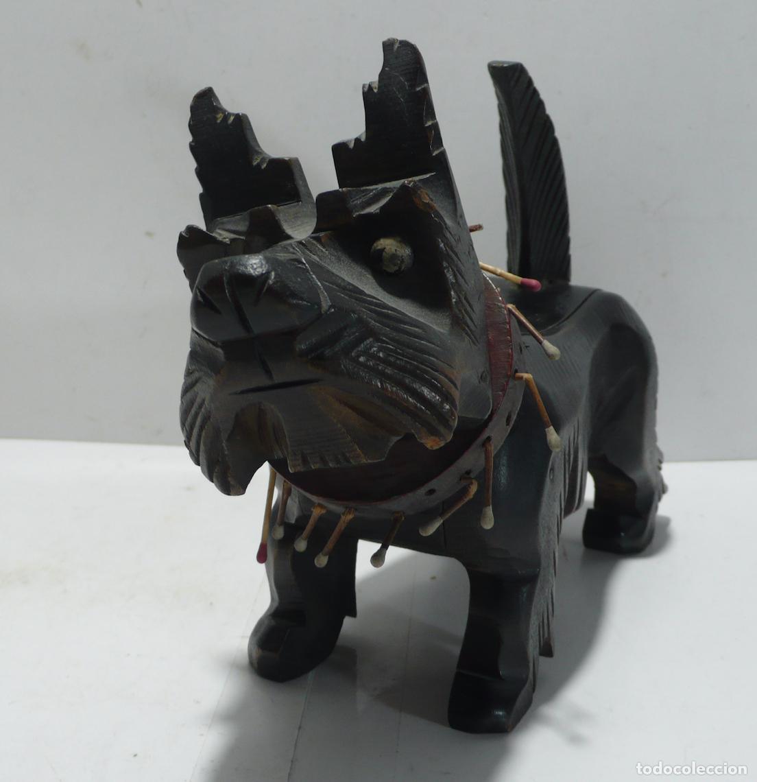 Arte: PERRO TALLADO EN MADERA - Foto 2